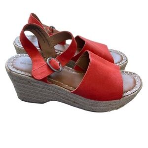 Orange Universal Thread Platform Sandals